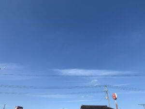 秋晴れ☀️