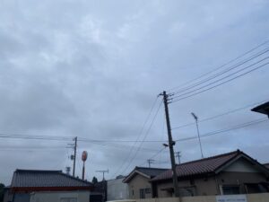 荒れ模様☂